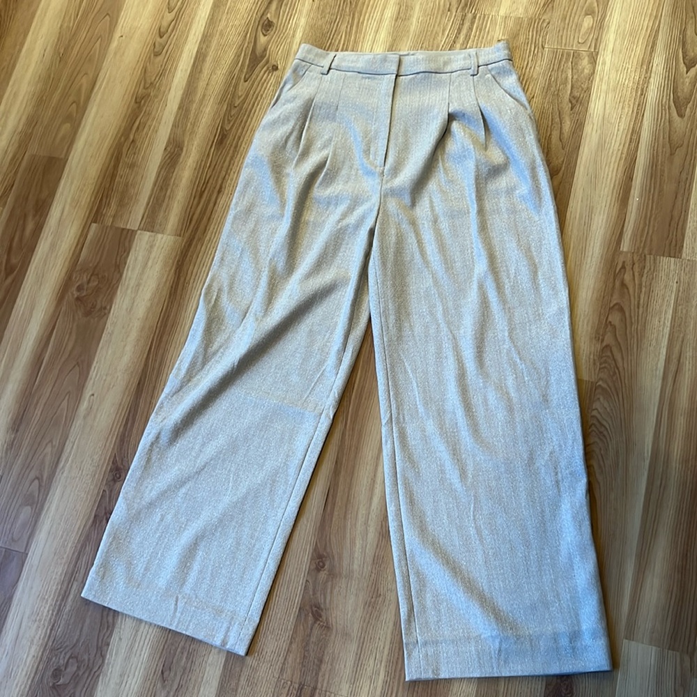 Wide Leg High Waist Trouser